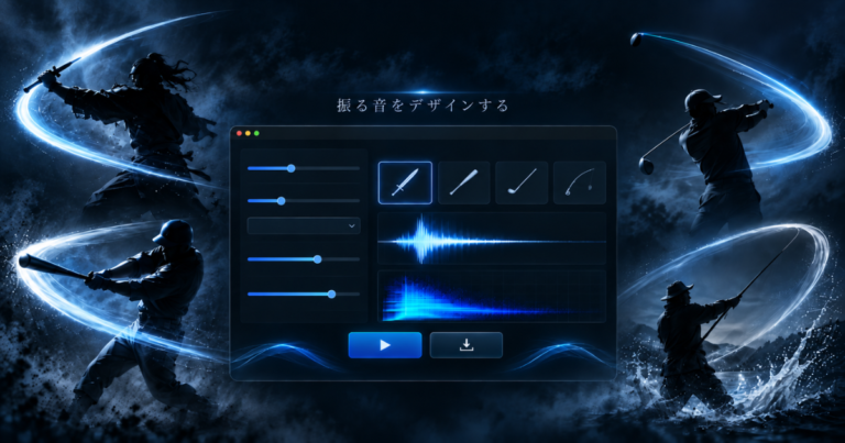 お好みに合わせて調節できる風切り音アプリ